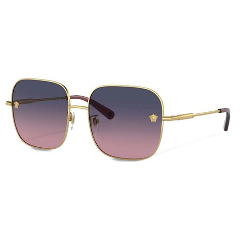 Medusa Glam Sunglasses Gold .